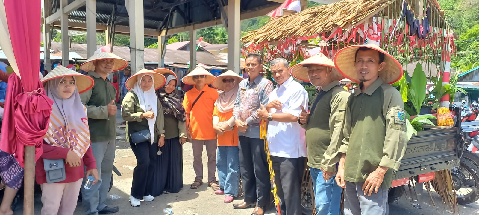 BBP IV Nagari Bayang Utara Ikut Berpartisifasi Pawai Alegoris  dalam memeriakan HUT RI ke 78