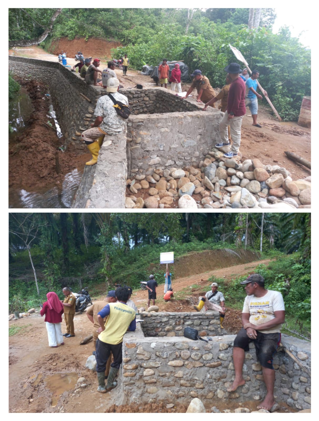 EMBUNG DAN DAM PARIT MERUPAKAN TEKNOLOGI KONSERVASI AIR YANG SEDERHANA DITERAPKAN DI KWT PELITA HATI