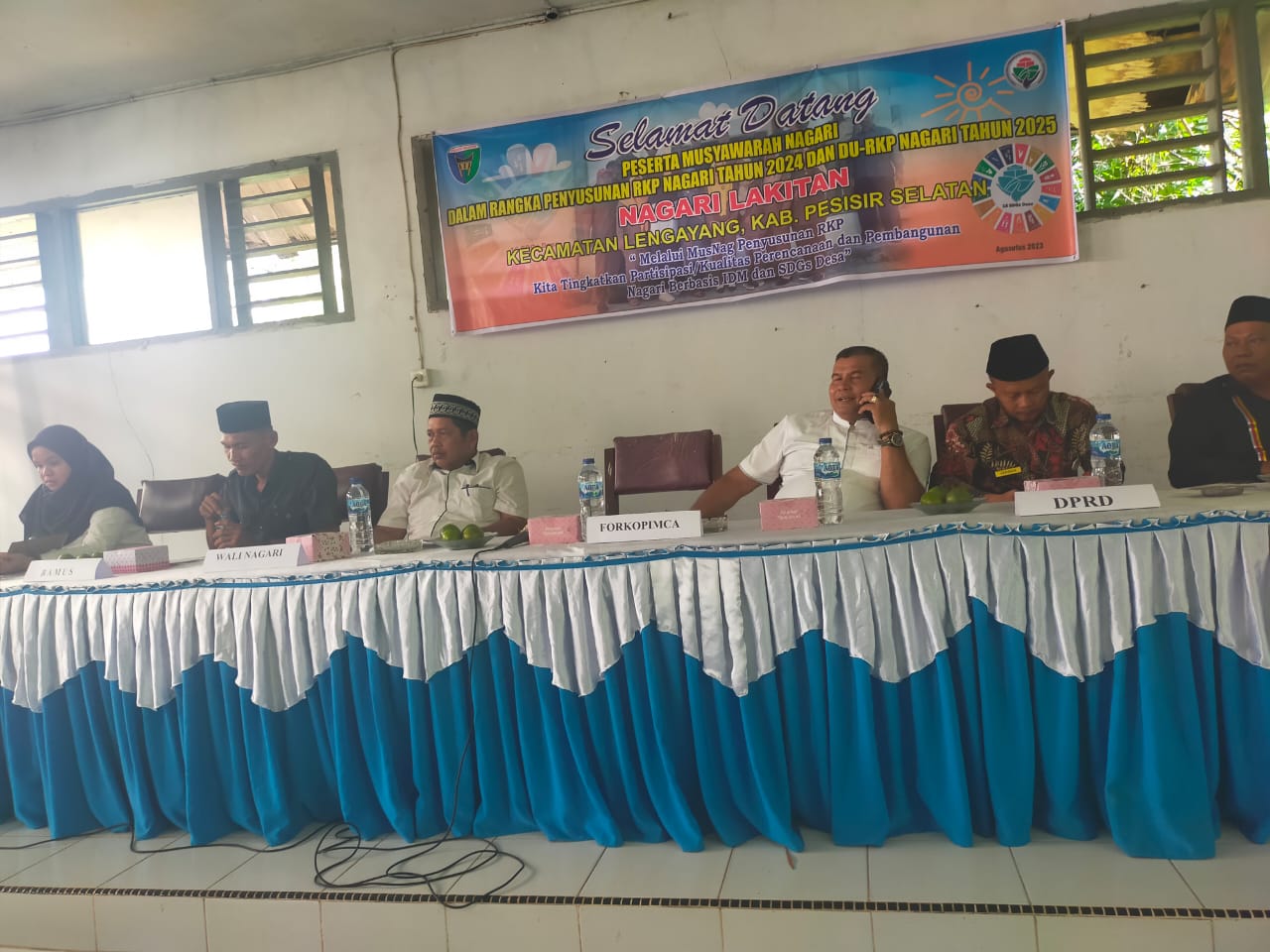 Penyuluh Pertanian Kecamatan Lengayang Dalam  Musyawara Nagari Lakitan