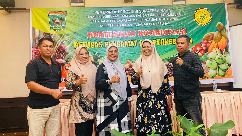 PERTEMUAN KOORDINASI PETUGAS PENGAMATPOPT PERKEBU NAN