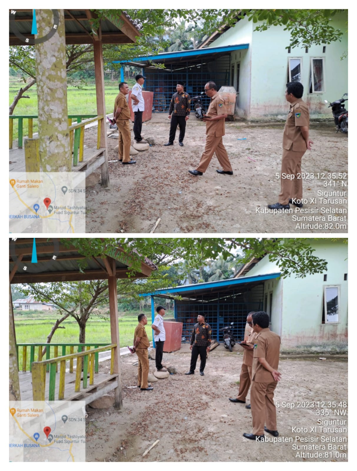 Monitoring dan Evaluasi Alat Mesin Pertanian (Alsintan) ke Kelompok Tani Air Ngungun Kecamatan Koto 