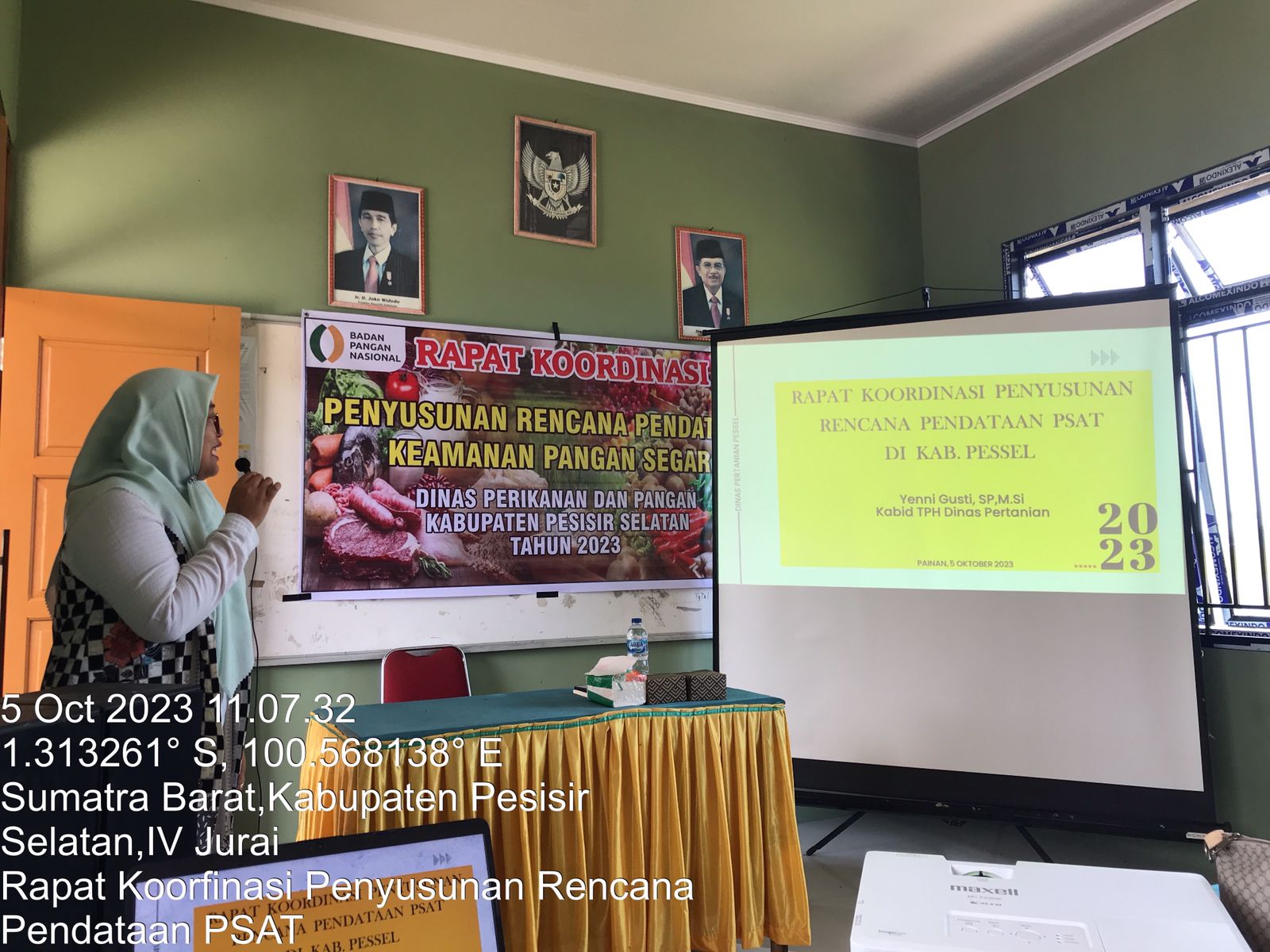 MENGHADIRI RAPAT KOORDINASI PENYUSUNAN RENCANA PENDATAAN PSAT DI KAB PESSEL