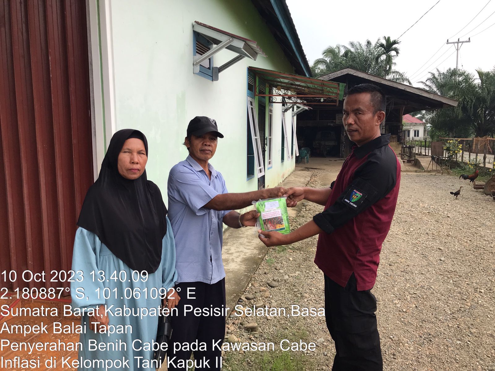 Penyerahan Benih Cabe pada Kawasan Cabe Inflasi Keltan Kapuk II