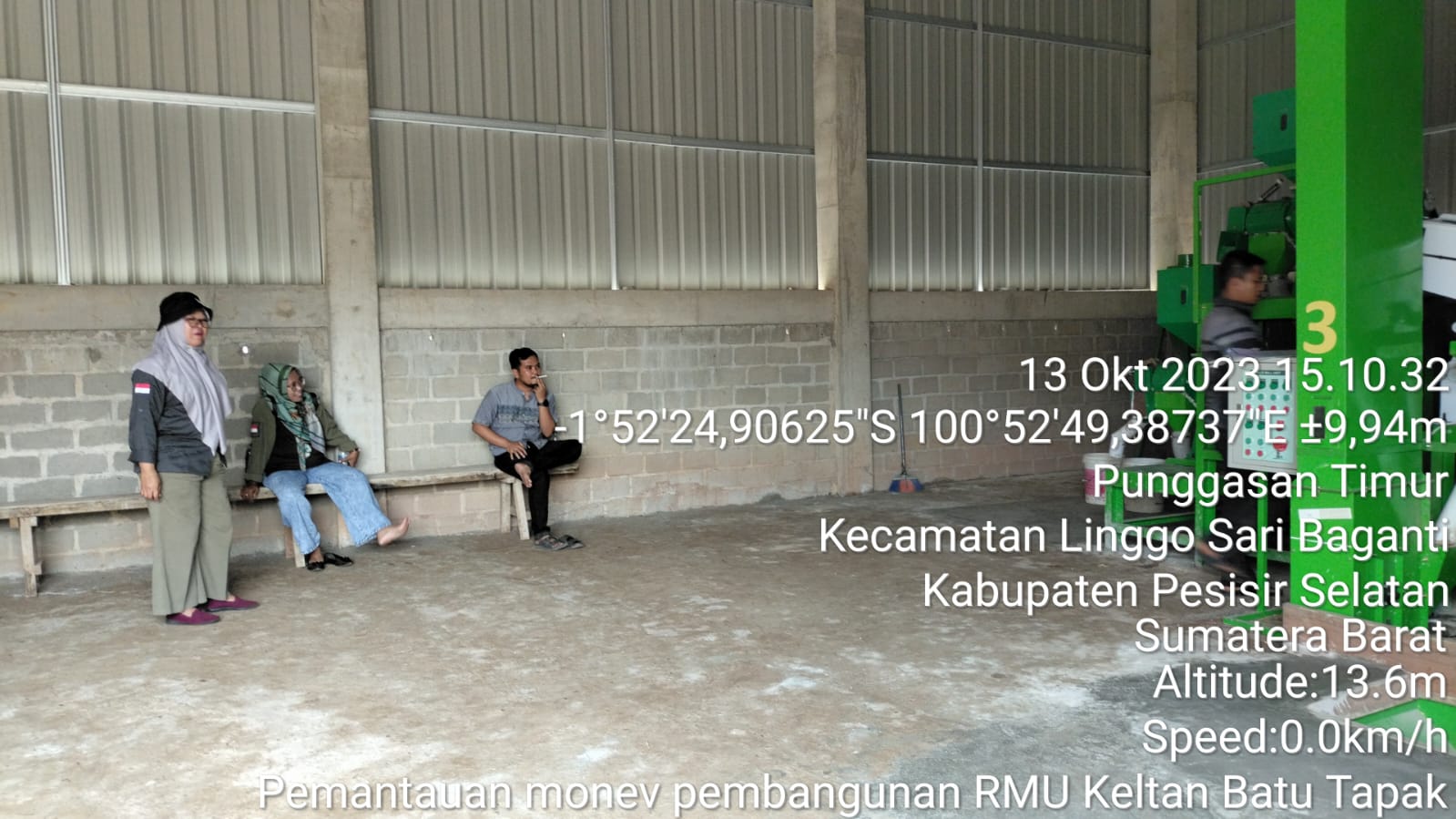 MONEV BANGUNAN RMU DI KELTAN BATU TAPAK