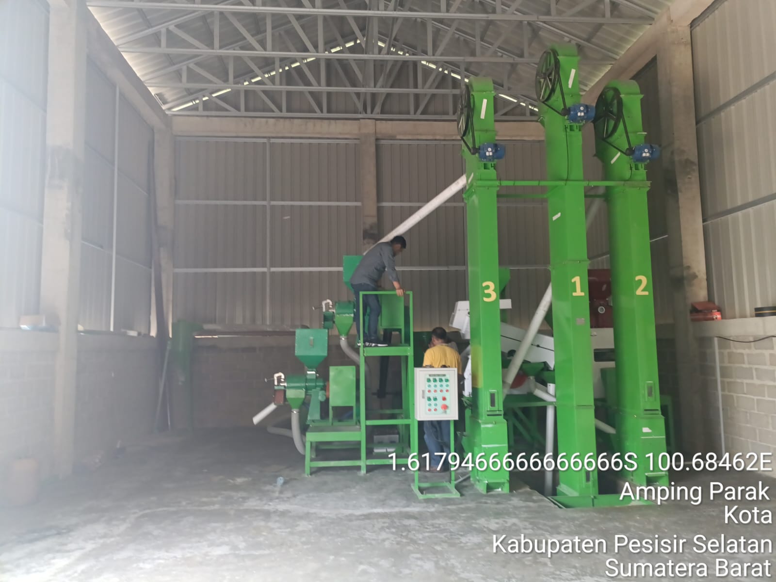 RUNNING TEST ALSIN RMU DI KELOMPOK TANI TANDIKEK I KEC SUTERA