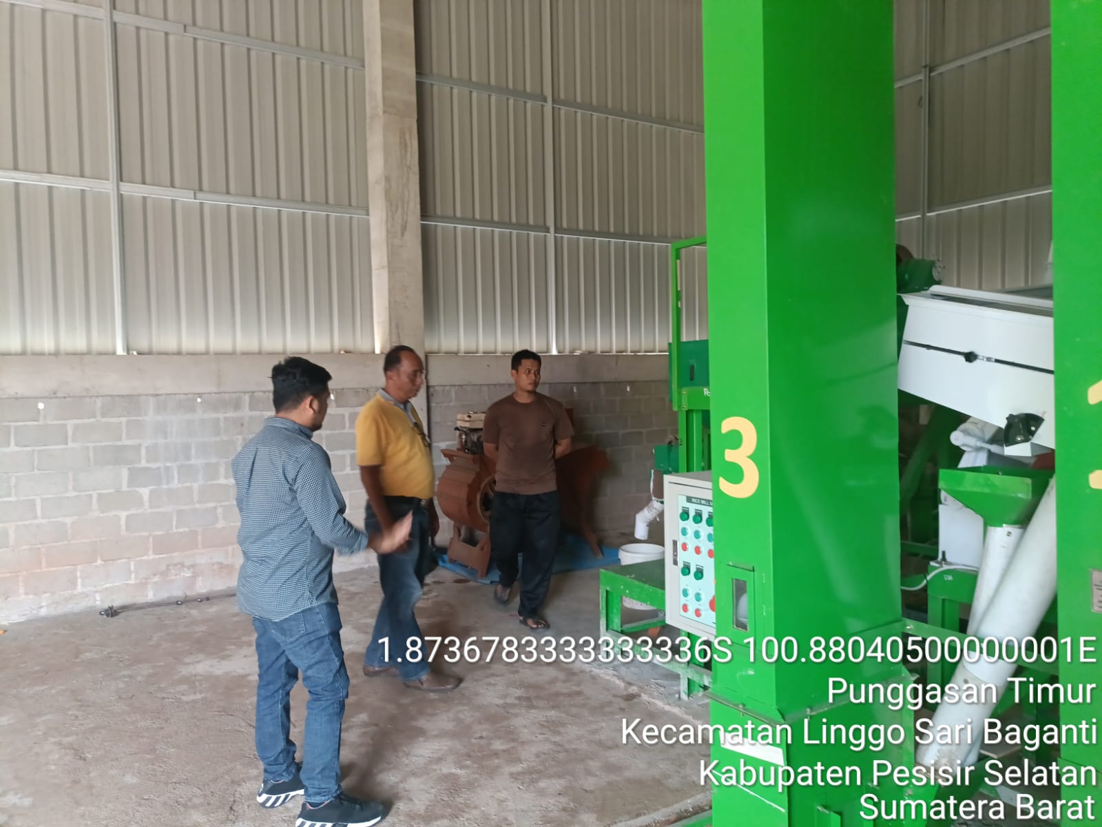 RUNNING TEST ALSIN RMU DI KELOMPOK TANI AIR DINGIN KEC LINGGO SARI BAGANTI