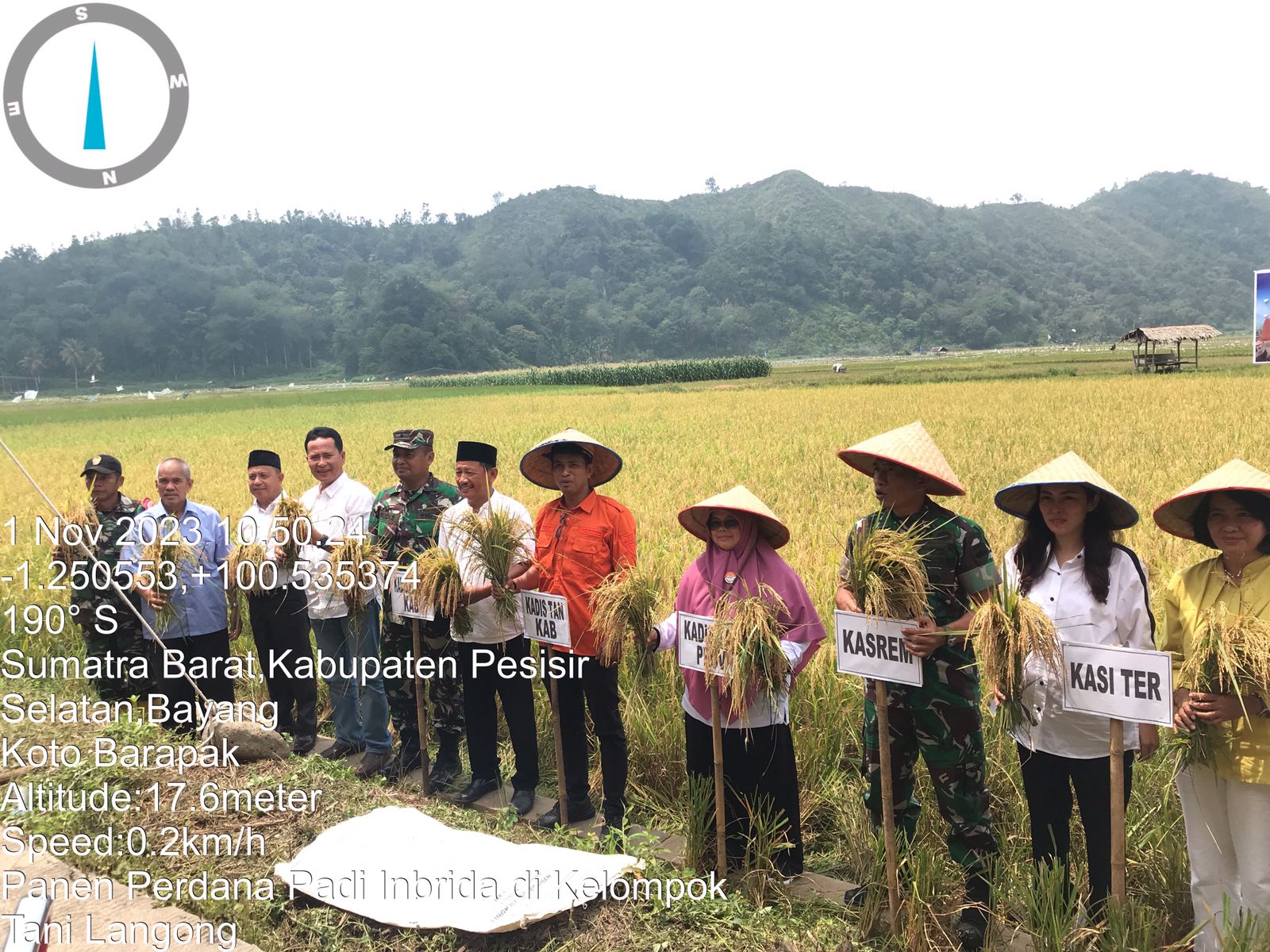 PELAKSANAAN VIDCON GERAKAN NASIONAL KETAHANAN PANGAN DI KECAMATAN BAYANG