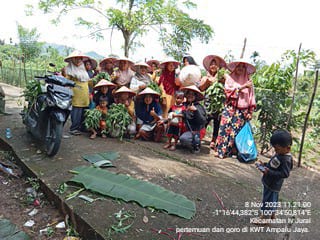 Goro KWT Ampalu Jaya di Nagari Ampuan Lumpo