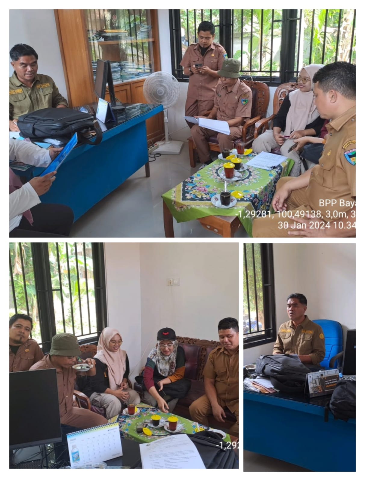 upervisi BPP Kecamatan Bayang tentang Pemanfaatan Alsintan yang ada pada Kelompok Tani di Kecamatan 