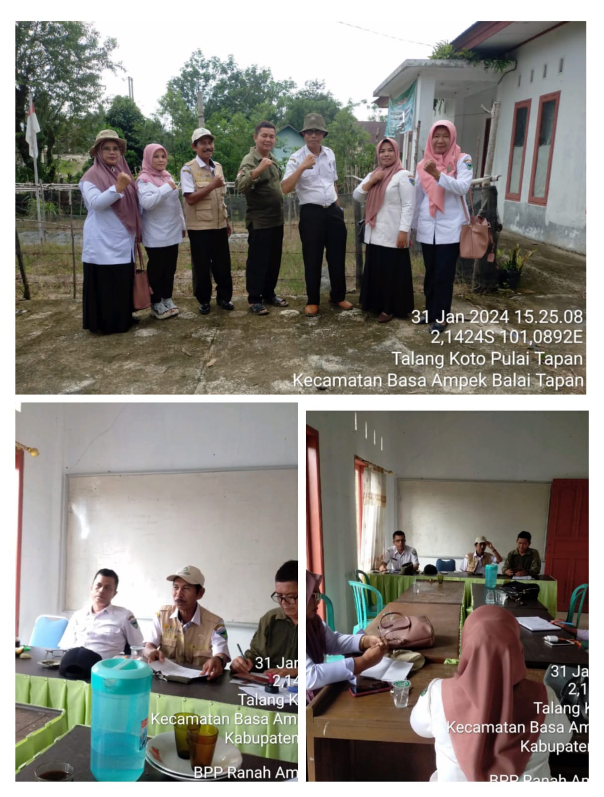 Supervisi BPP Kecamatan ranah Ampek Hulu Tapan tentang Pemanfaatan Alsintan yang ada pada Kelompok T