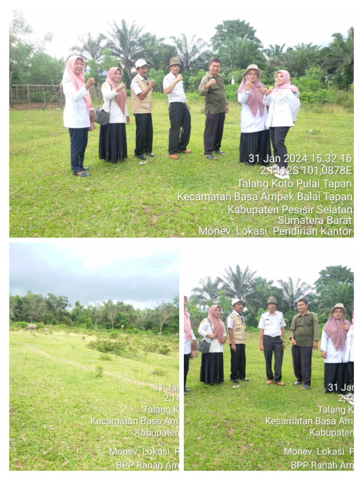 Peninjauan Lokasi Rencana Pembangunan Gedung BPP Ranah Ampek Hulu Tapan