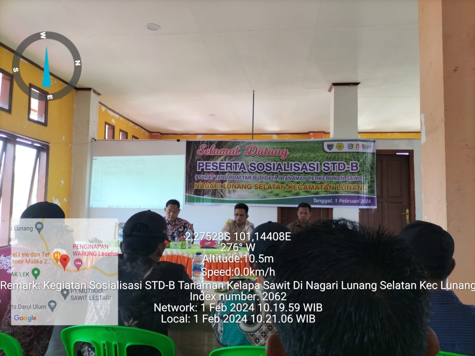 Percepat Kegiatan, Bidang Perkebunan Sosialisasi Perdana STDB awal Februari