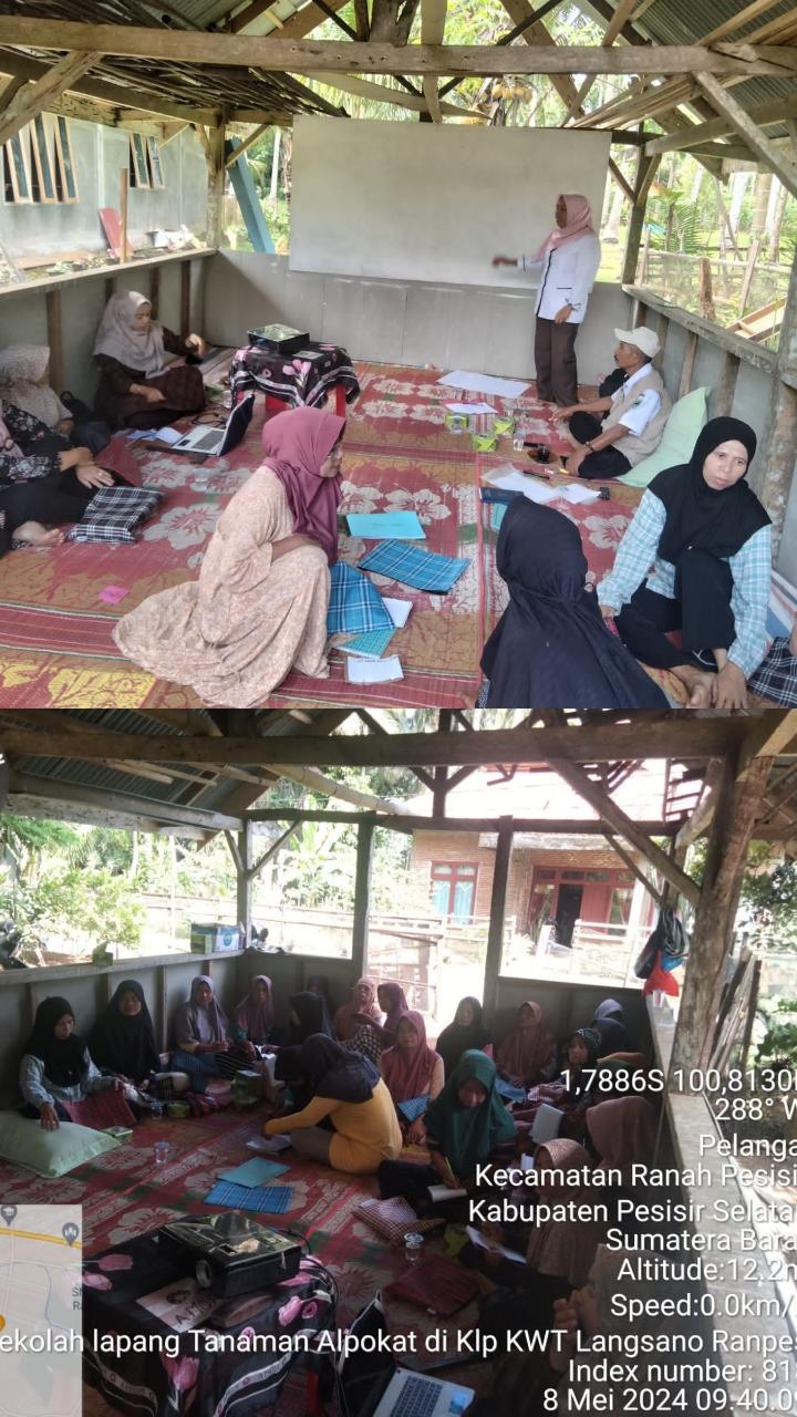 Agroekosistem dalam Budidaya Tanaman AL POKAT pada Sekolah Lapangan di Kelompok Tani Lansano Kecamat