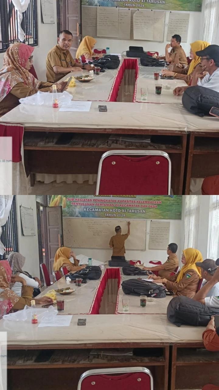 PERSIAPAN PENILAIAN PENYULUH PERTANIAN TELADAN TINGKAT PROV. SUMBAR DI BPP KEC.KOTO XI TARUSAN