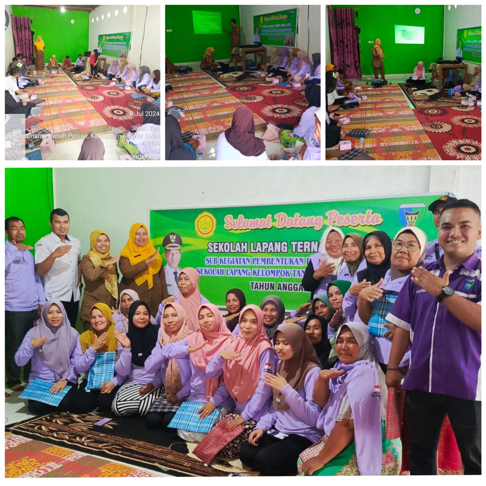 SEKOLAH LAPANG TERNAK AYAM KUB DI KELOMPOK TANI KWT MANDIRI SAIYO KECAMATAN RANAH PESISIR