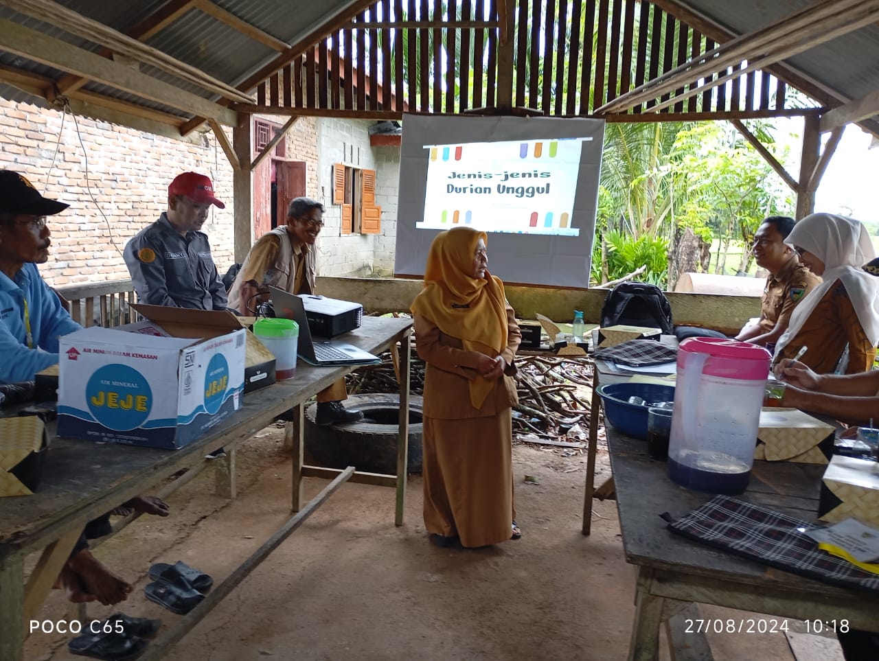 Sekolah Lapang GHP Durian di Kec. Sutera