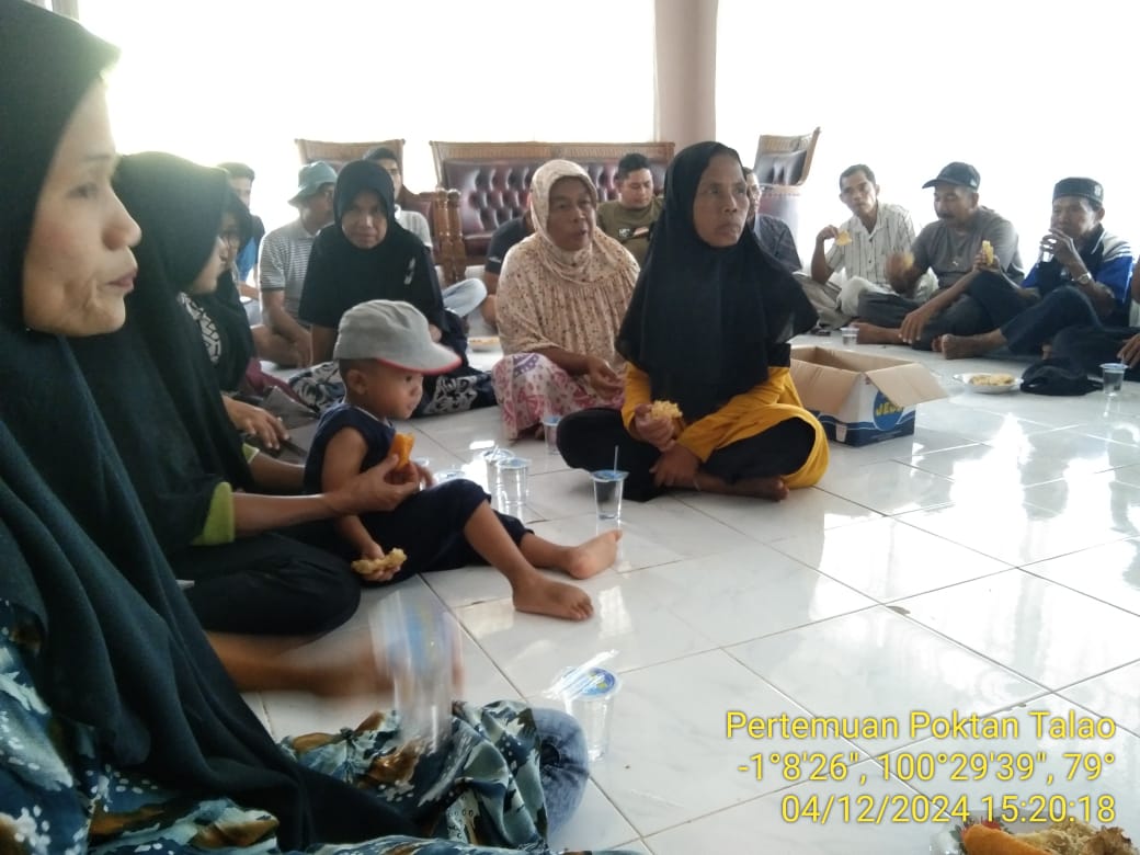 PERTEMUAN RUTIN BULANAN KELOMPOK TANI TALAO