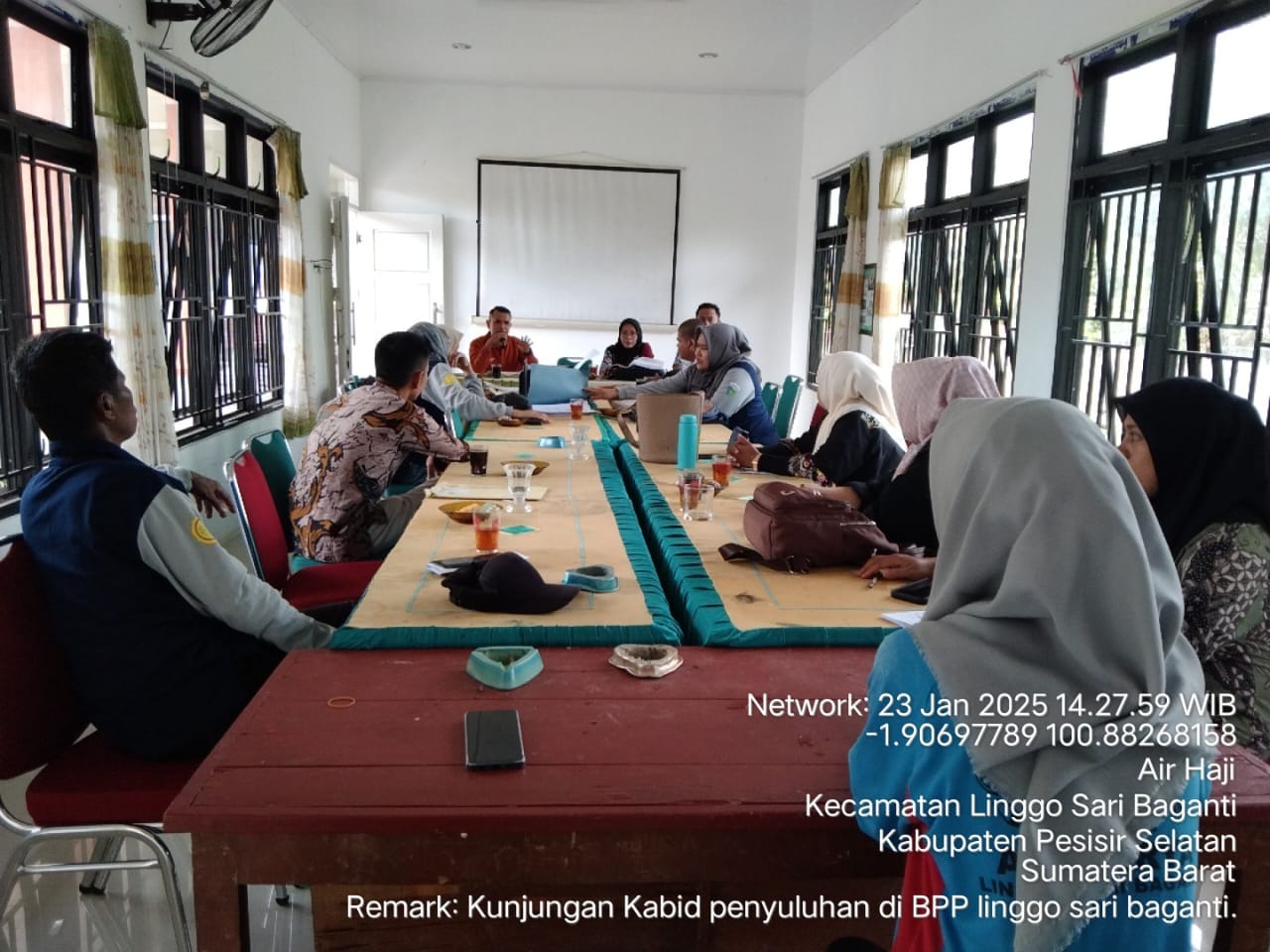 BIDANG PENYULUHAN MELAKUKAN SUPERVISI DAN KUNJUNGAN KERJA KE BPP LINGGO SARI BAGANTI