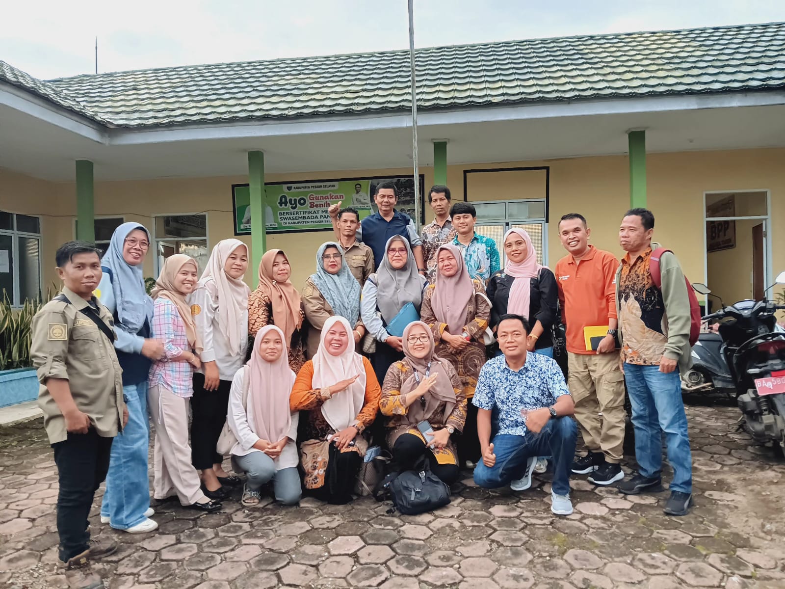 KABID PENYULUHAN DAN FUNGSIONAL SUPERVISI KE BPP BAB TAPAN BERSAMA PENYULUH RAHUL DAN LUNANG