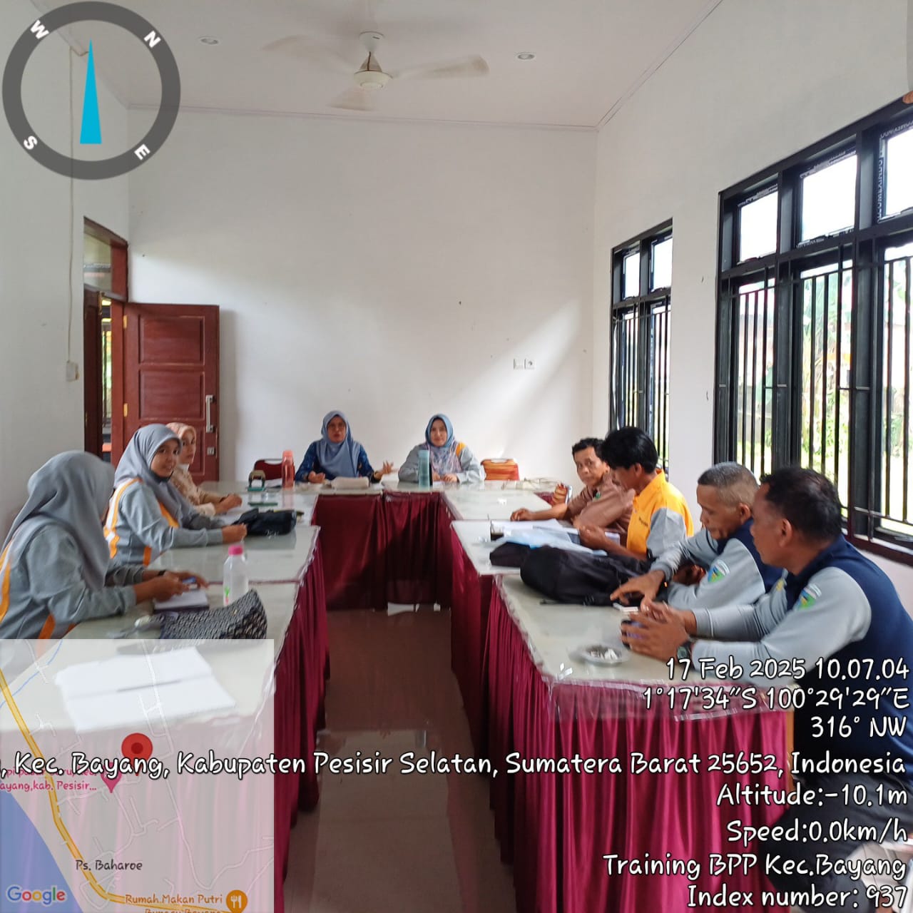 BALAI PENYULUHAN PERTANIAN KECAMATAN BAYANG MELAKSANAKAN TRAINING 