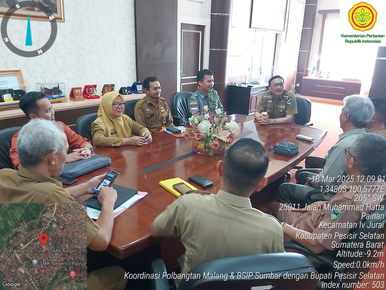 SATGAS SWASEMBADA PANGAN SUMBAR KUNJUNGAN LAPANGAN KE PESSEL 