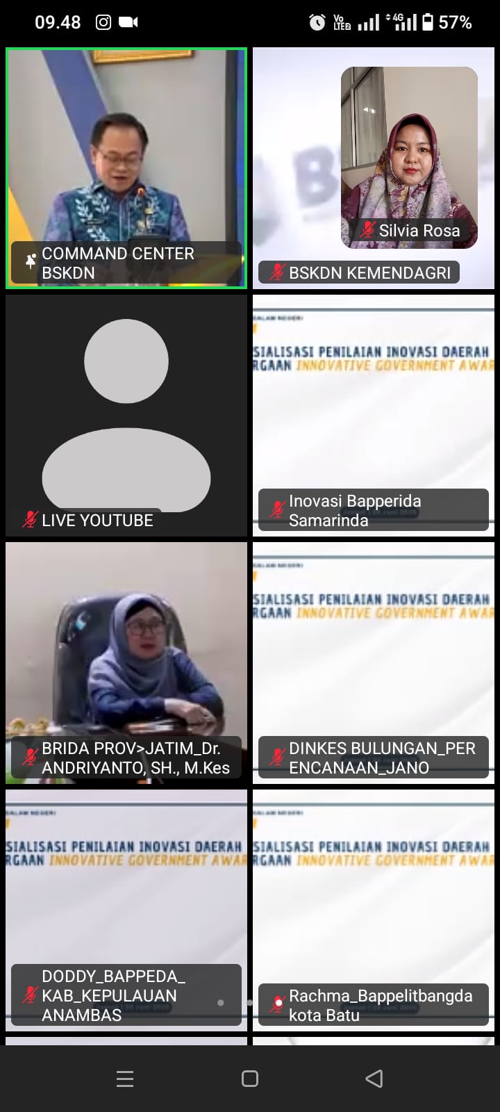 Sosialisasi Penilaian Inovasi Daerah dan Pemberian Penghargaan IGA 2025 