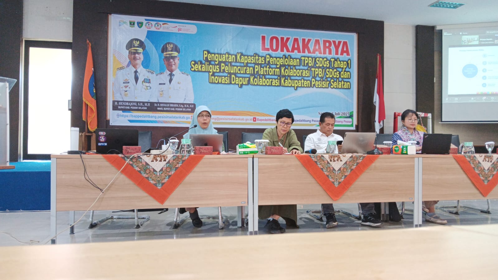 HARI KEDUA KEGIATAN PENGUATAN KAPASITAS PENGELOLAAN TPB/SDGs TAHAP 1 DAN PELUNCURAN PLATFORM KOLABOR