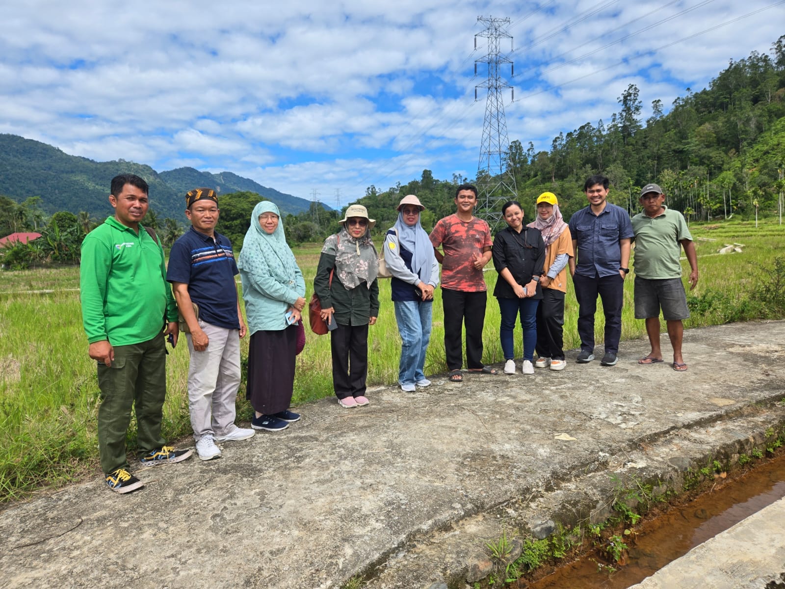Mendampingi BRMP dan Polbagtan Malang Cek lokasi Optimalisasi Lahan
