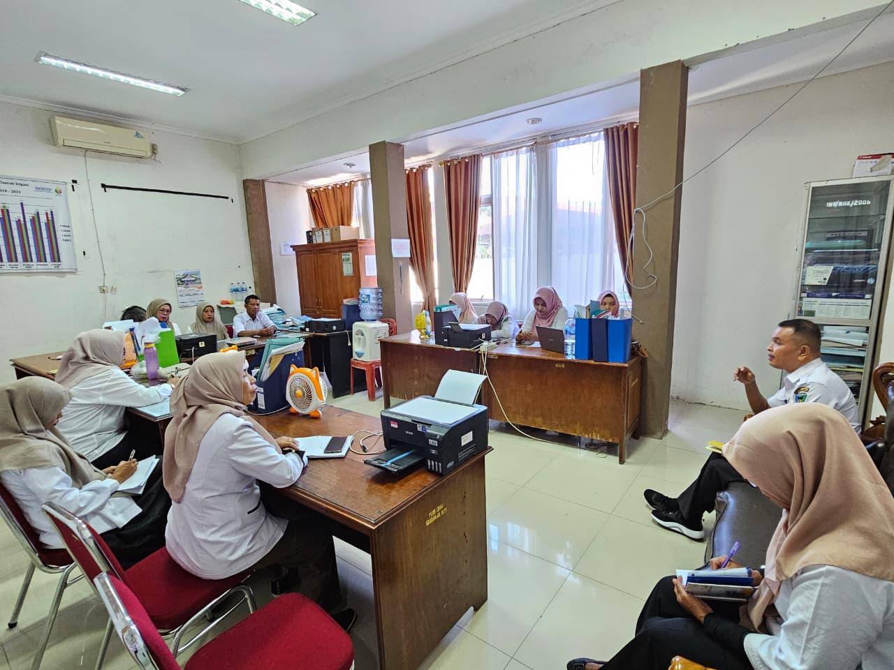 Rapat Evaluasi Bidang Penyuluhan Bersama Kabid Penyuluhan dan Staf