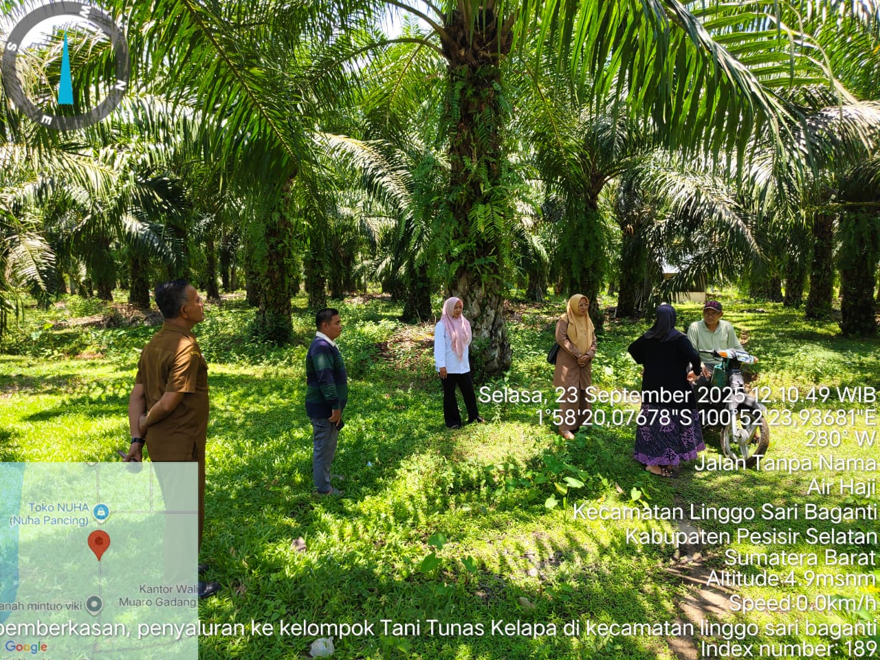 Monitoring dan Evaluasi Kegiatan SARPRAS di Kecamatan Linggo Sari Baganti 