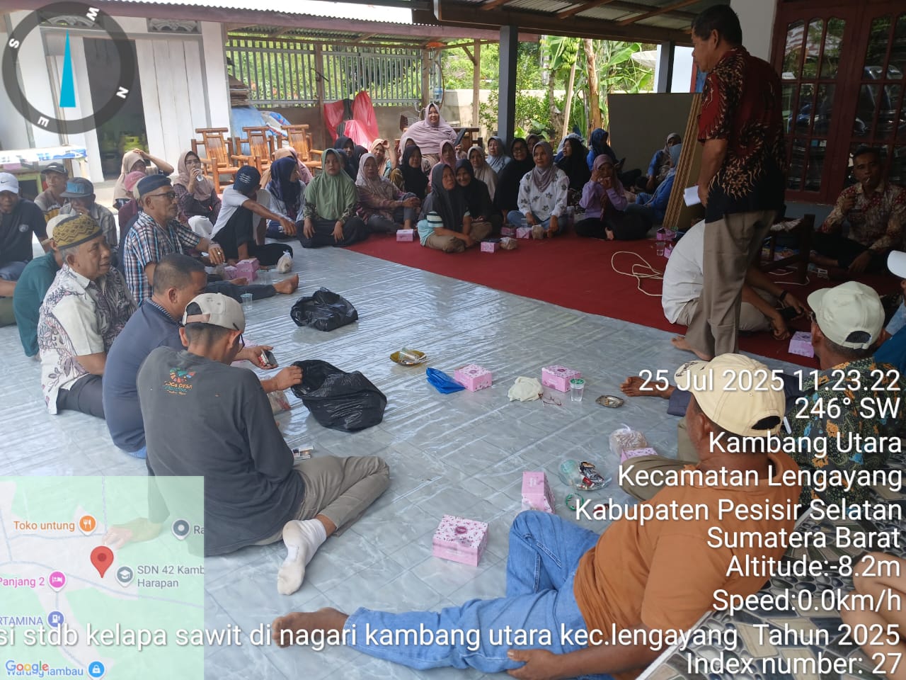 Verifikasi STDB Kelapa Sawit di Nagari Kambang Utara Kecamatan Lengayang