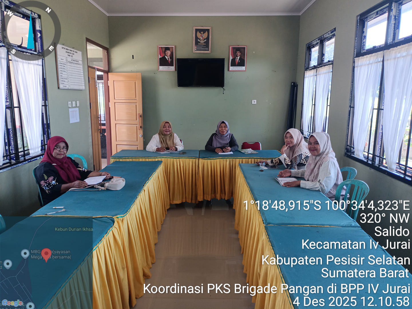 monitoring dan evaluasi tentang surat perjanjian kerjasama Brigade pangan di kecamatan IV Jurai bers