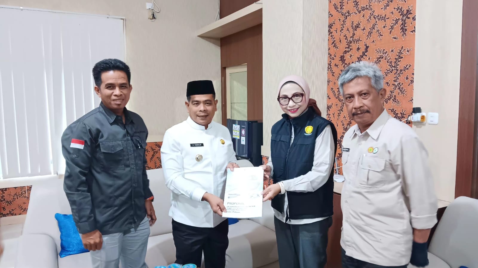 KUNJUNGAN KEPALA BADAN PENYULUHAN DAN PENGEMBANGAN SDM PERTANIAN KEMENTERIAN PERTANIAN RI KE PESSEL
