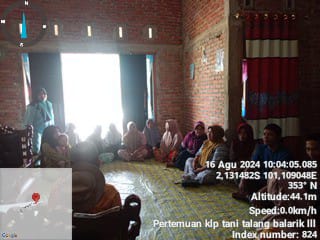 Administrasi dan kelembagaan kelompok tani talang balarik III nagari talang balarik