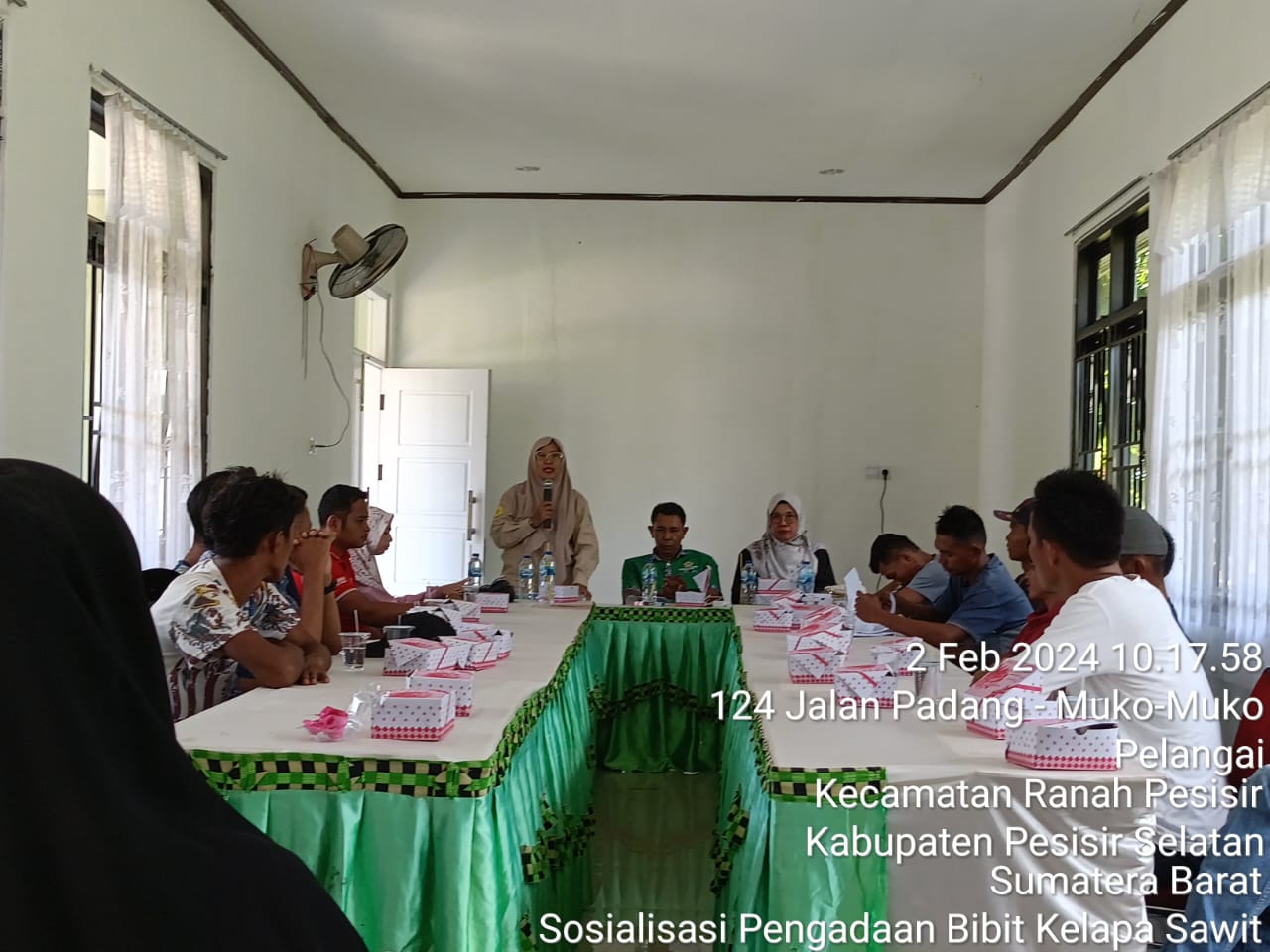 Sosialisasi Pengadaan Bibit Kelapa Sawit di Kecamatan Ranah Pesisir Kabupaten Pesisir Selatan 