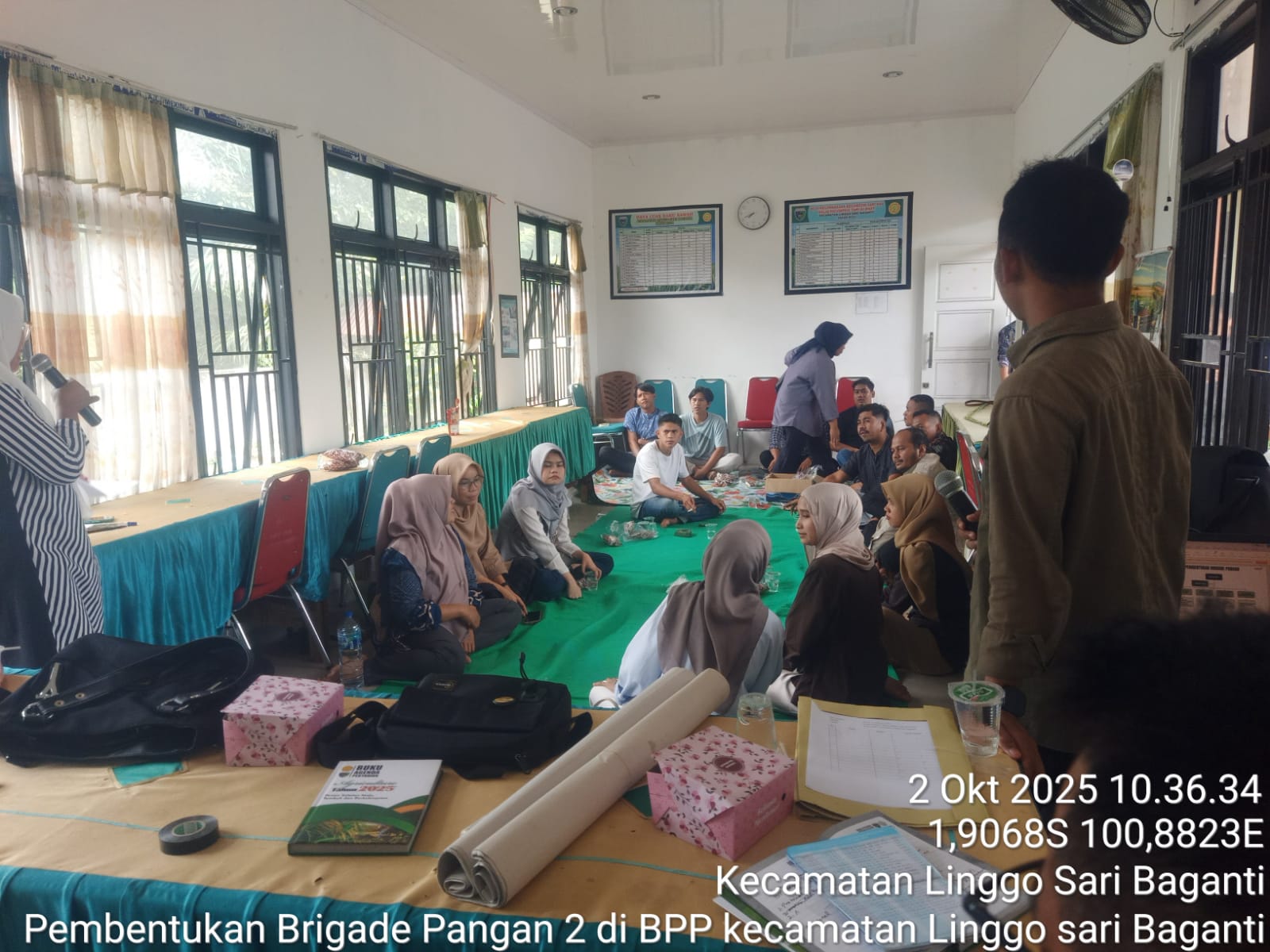 PEMBENTUKAN BRIGADE PANGAN DI BPP KECAMATAN LINGGO SARI BAGANTI