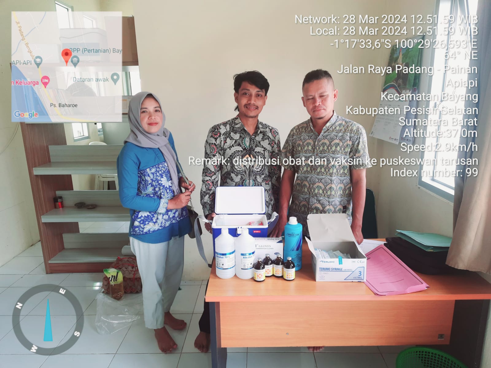 Distribusi Obat dan Vaksin Di Puskeswan Terpadu Tarusan