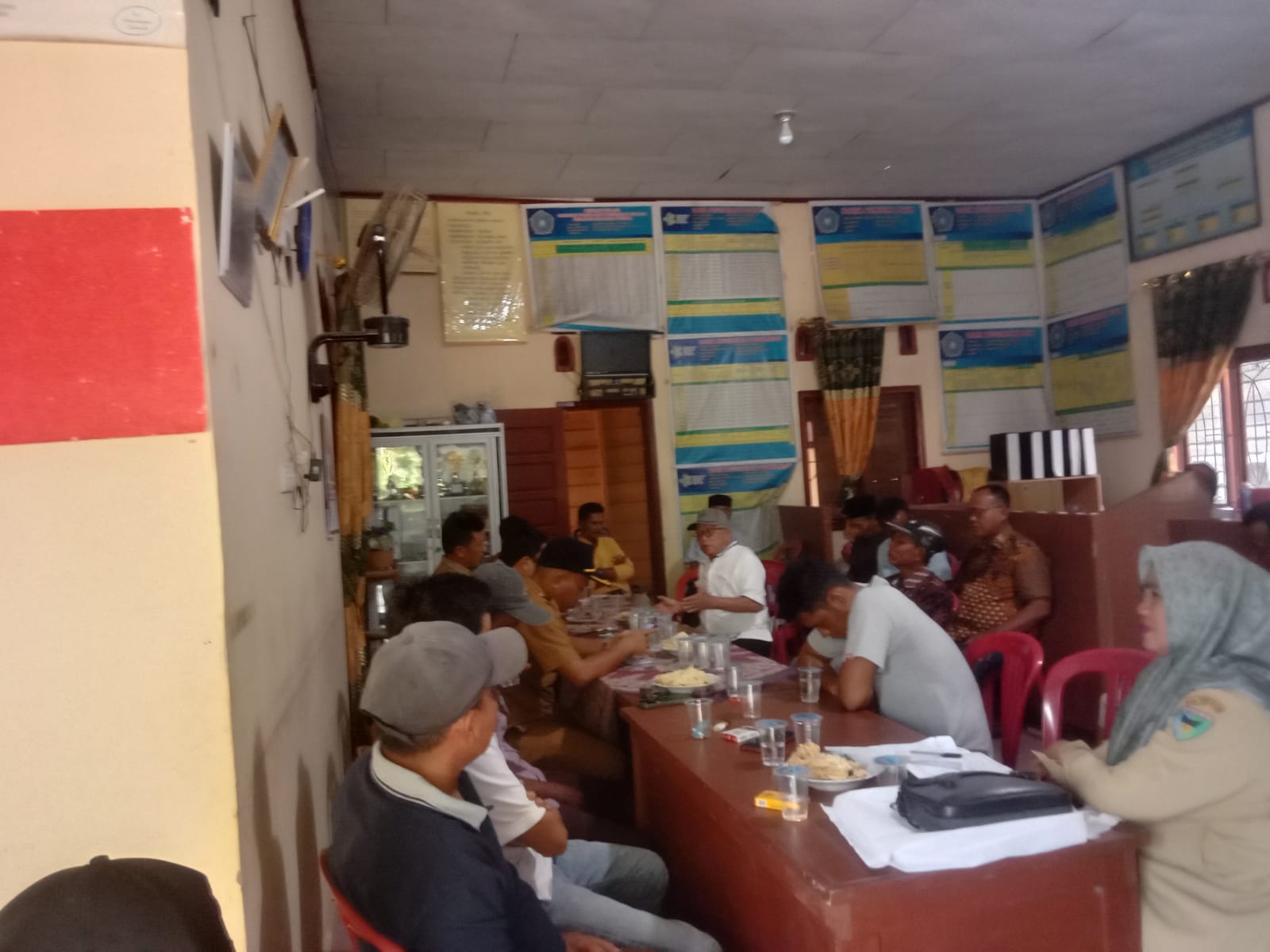 Musyawarah Irigasi Kepala Bandar yang Rusak  kelompok Tani Bandar Baru dan Bandar Lamo