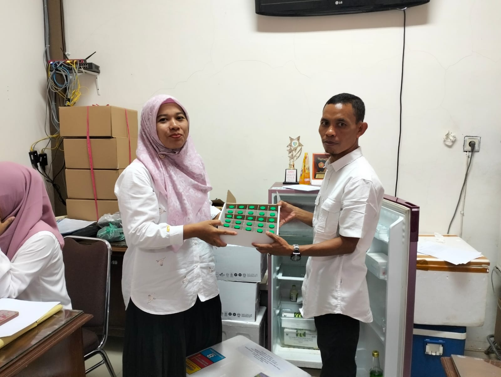 Menjemput Vaksin PMK tahap II ke Bidang Keswan dan Kesmavet Dinas Pertanian Kabupaten Pesisir Selata