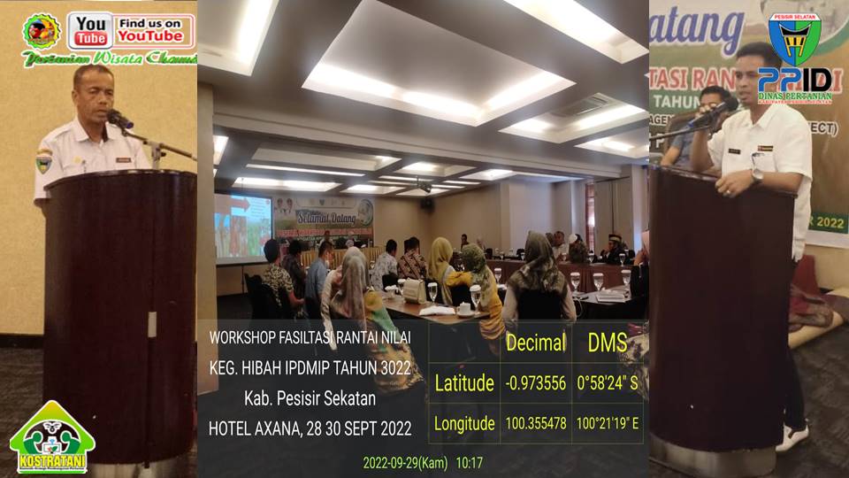 WORKSHOP FASILITASI RANTAI NILAI KEGIATAN HIBAH IPDMIP 2022