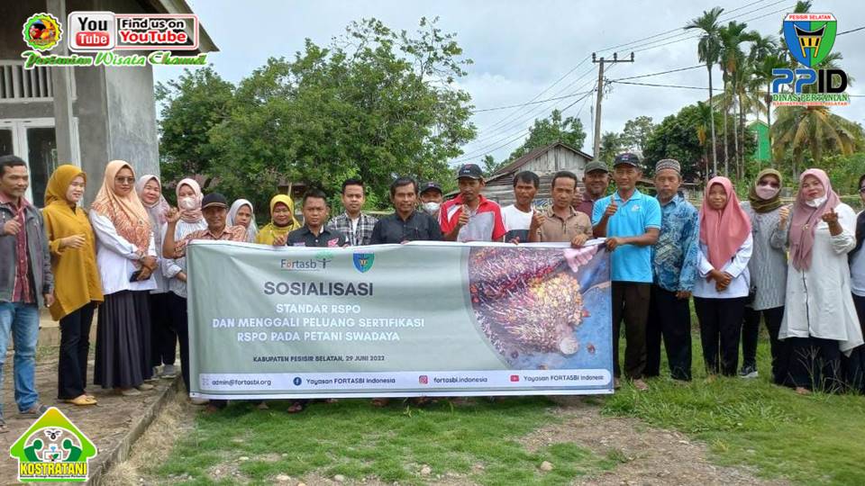 FORTASBI ADAKAN SOSIALIASI DAN STANDAR RSPO DI BPP LUNANG
