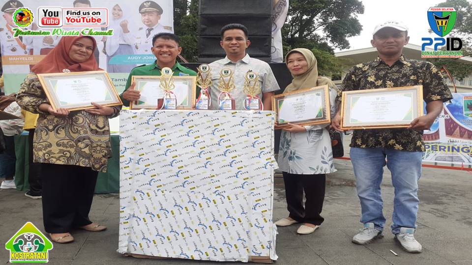 DINAS PERTANIAN  RAIH 5 PENGHARGAAN PADA PUNCAK HATN 2022 DI BUKITTINGGI