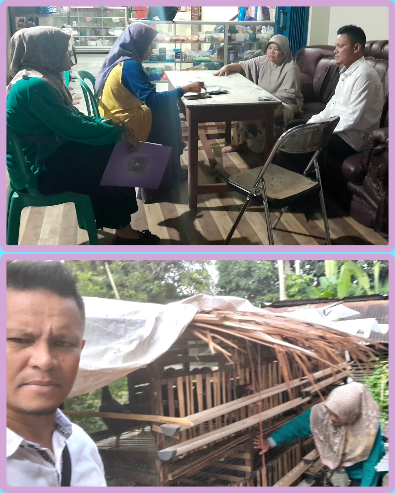 Pendampingan Monitoring dan evaluasi bantuan ternak unggas ayam di Poktan wilayah Kecamatan Koto XI 