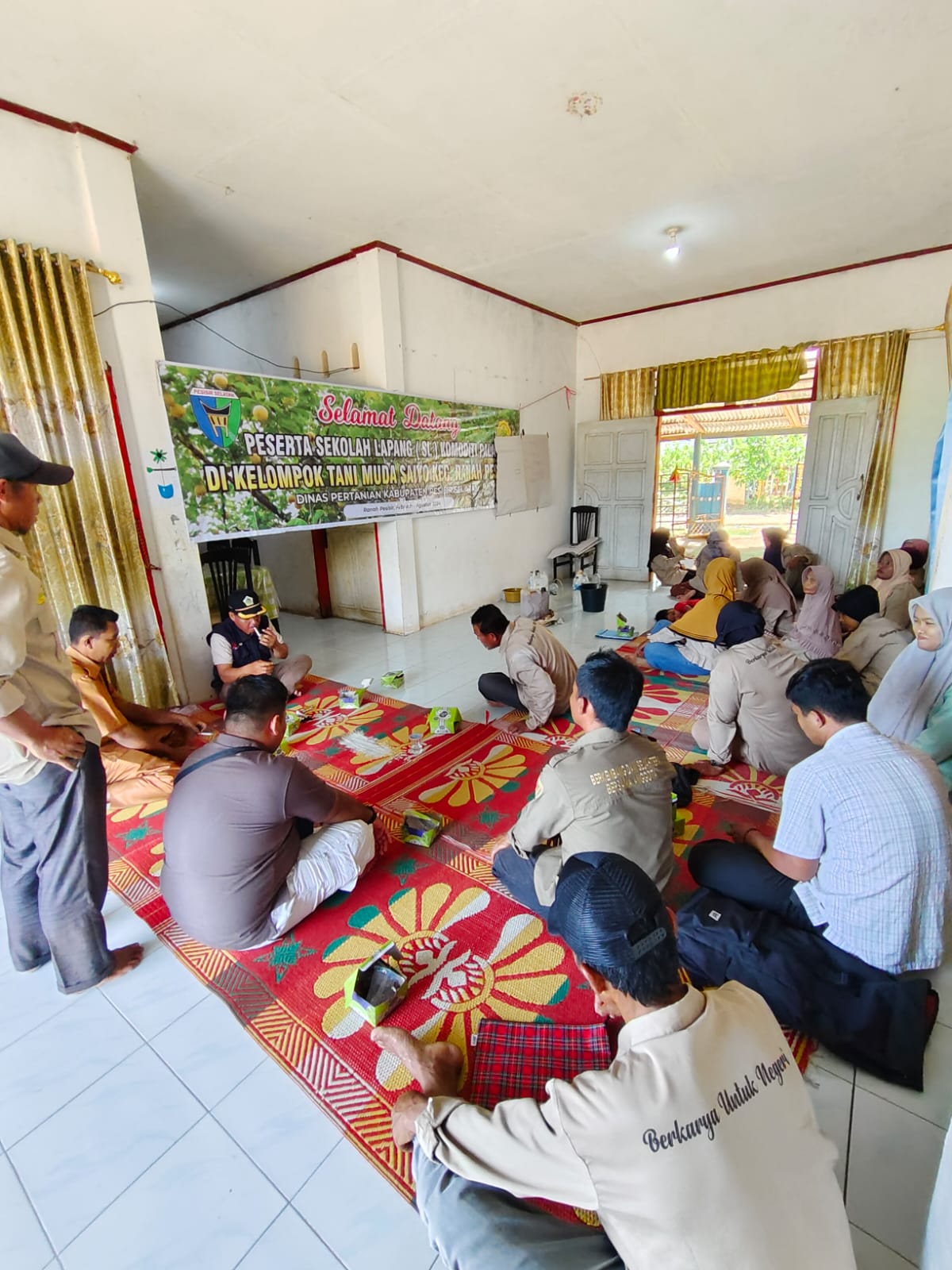 Sekolah Lapang Komoditi Pala Tanggal 11 Juni 2024 di Kecamatan Ranah Pesisir