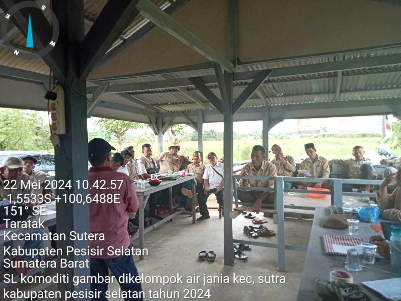 Sekolah Lapang Komoditi Gambir  Tanggal 22 Mei 2024 di Kecamatan Sutera